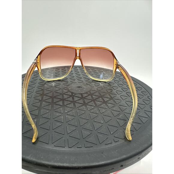 Vintage Foster Grant Sunglasses Oversized Frames Brown Lens Brown Gold main image 7